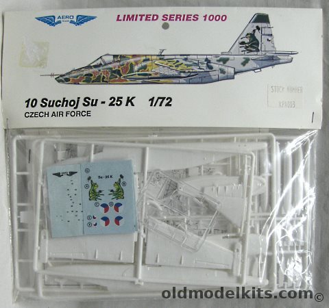 Aero Team 1/72 Sukhoi Su-25K Frogfoot - Czech Air Force - Bagged, KPA003 plastic model kit